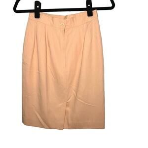 Apart skirt women's 4P peach career midi skirt zip back closure
